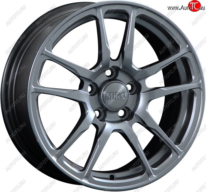 15 249 р. Кованый диск Slik Classik 6.5x15 (Серебристый тёмный)   (Цвет: Серебристый тёмный)  с доставкой в г. Керчь