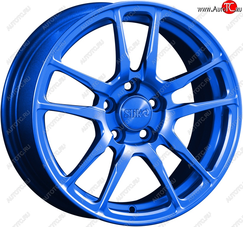 15 249 р. Кованый диск Slik Classik 6.5x15 (Синий)   (Цвет: Синий)  с доставкой в г. Керчь