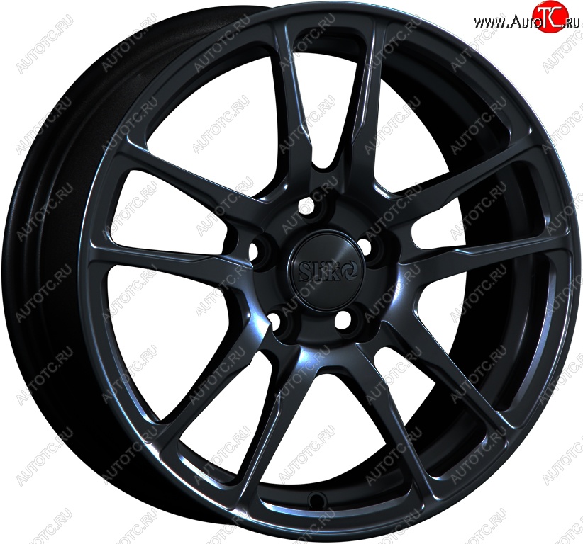 15 249 р. Кованый диск Slik Classik 6.5x15 (Черный матовый)   (Цвет: Черный матовый)  с доставкой в г. Керчь