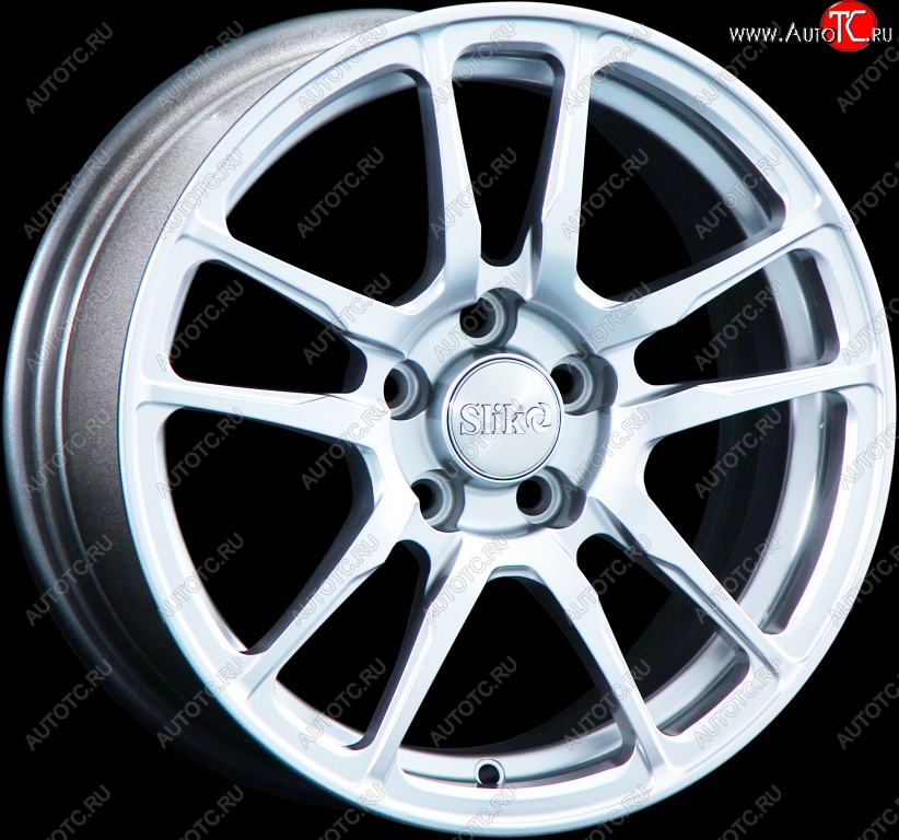 15 249 р. Кованый диск Slik Classik 6.5x15 (Белый)   (Цвет: Белый)  с доставкой в г. Керчь