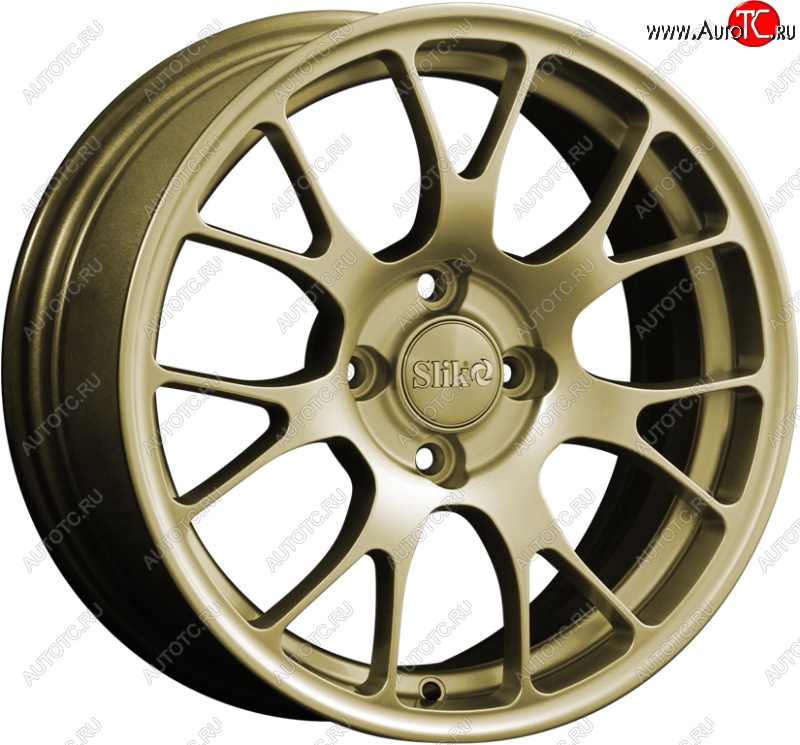 15 249 р. Кованый диск Slik Classik 6.5x15 (Металлик золотой)   (Цвет: Металлик золотой)  с доставкой в г. Керчь