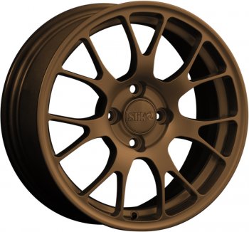 Кованый диск Slik Classik 6.5x15 (Металлик коньячная бронза. Матовый)  (Цвет: Металлик коньячная бронза. Матовый)