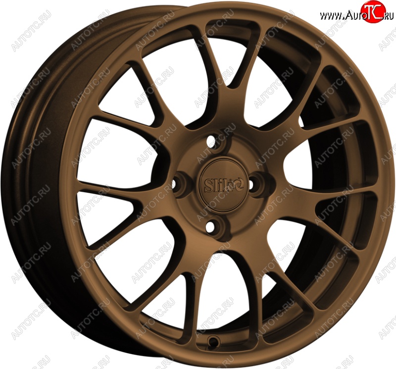 15 249 р. Кованый диск Slik Classik 6.5x15 (Металлик коньячная бронза. Матовый)   (Цвет: Металлик коньячная бронза. Матовый)  с доставкой в г. Керчь