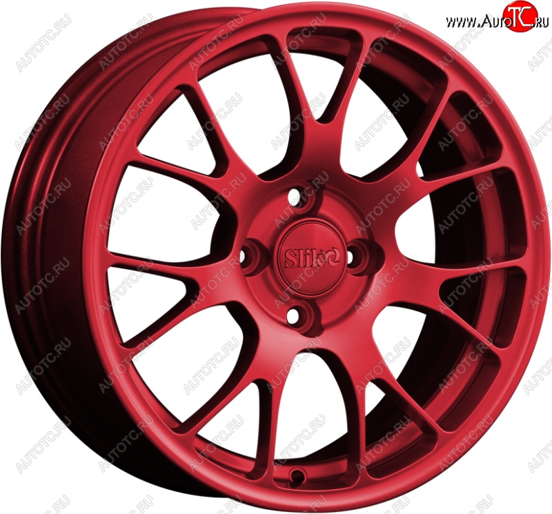 15 249 р. Кованый диск Slik Classik 6.5x15 (Красный)   (Цвет: Красный)  с доставкой в г. Керчь
