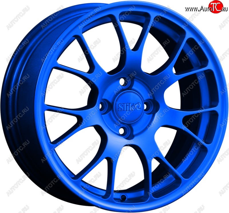 15 249 р. Кованый диск Slik Classik 6.5x15 (Candy синий)   (Цвет: Candy синий)  с доставкой в г. Керчь