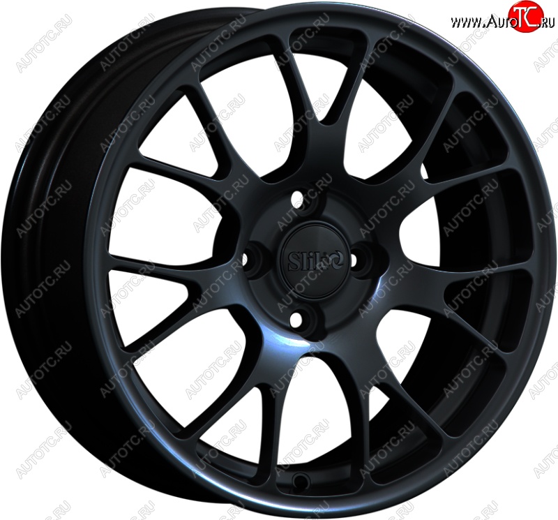 15 249 р. Кованый диск Slik Classik 6.5x15 (Черный глянцевый)   (Цвет: Черный глянцевый)  с доставкой в г. Керчь
