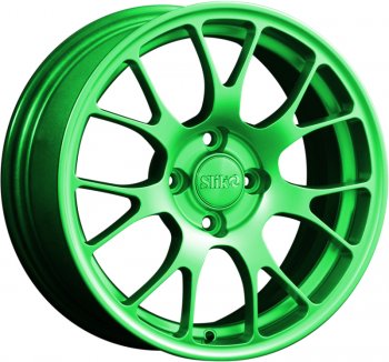 Кованый диск Slik Classik 6.5x15 (RAL 6038 ярко-зеленый)  (Цвет: RAL 6038 ярко-зеленый)