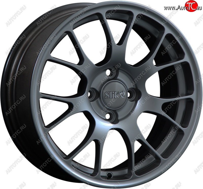 15 249 р. Кованый диск Slik Classik 6.5x15 (Металлик графит глянцевый)   (Цвет: Металлик графит глянцевый)  с доставкой в г. Керчь