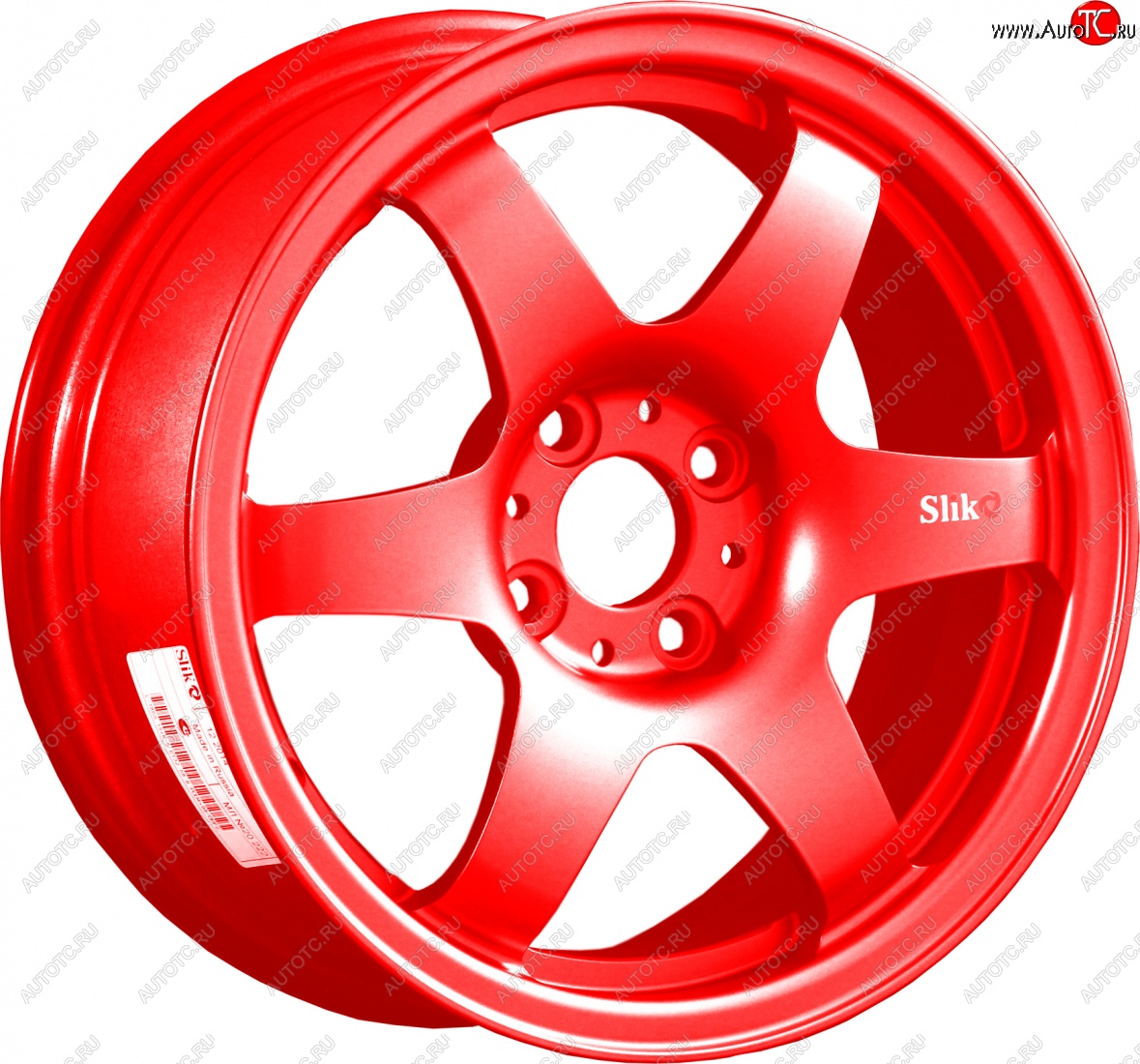 7 899 р. Кованый диск Slik Classik 6x15,5 (Candy алый) 6.5x15/4-5x98-120 D54.1-72.6   (Цвет: Candy алый)  с доставкой в г. Керчь