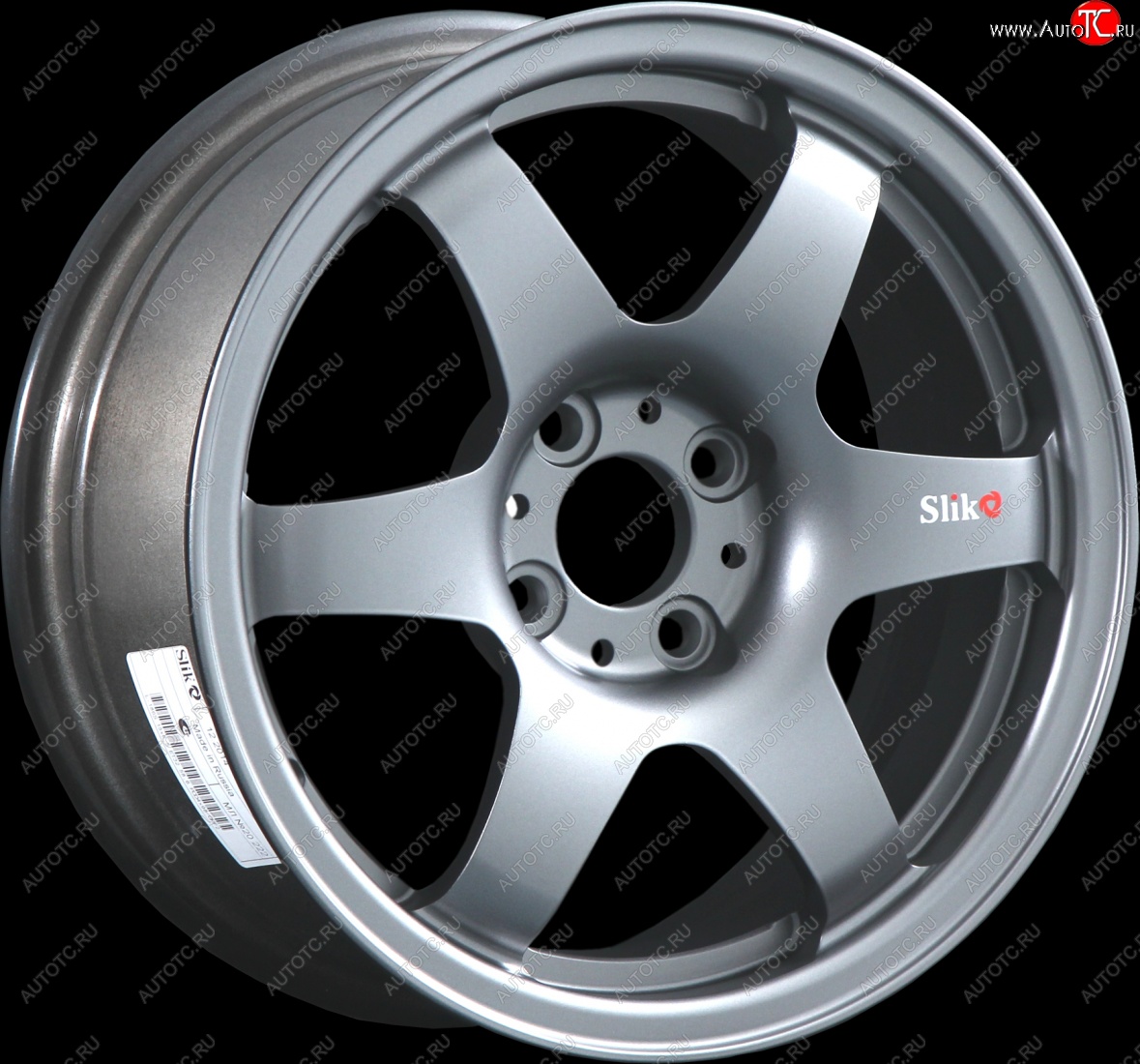 7 899 р. Кованый диск Slik Classik 6x15 (Металлик графит матовый) 6.5x15/4-5x98-120 D54.1-72.6   (Цвет: Металлик графит матовый)  с доставкой в г. Керчь