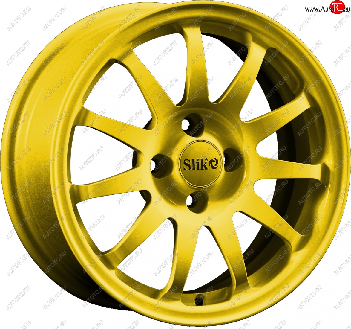 15 249 р. Кованый диск Slik Classik 6.5x15 (Ярко-желтый RAL 1021)   (Цвет: Ярко-желтый RAL 1021)  с доставкой в г. Керчь