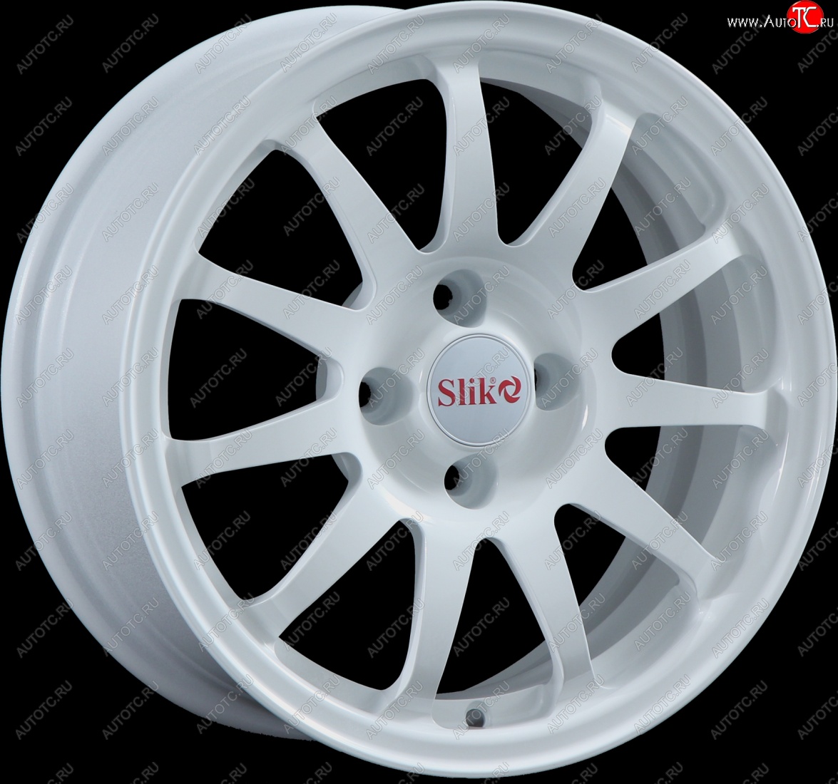 15 249 р. Кованый диск Slik Classik 6.5x15 (Белый)   (Цвет: Белый)  с доставкой в г. Керчь