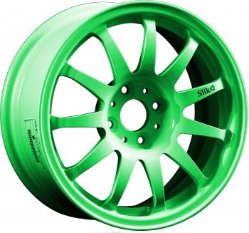 Кованый диск Slik Classik 6.5x15 (RAL 6038 ярко-зеленый)  (Цвет: RAL 6038 ярко-зеленый)