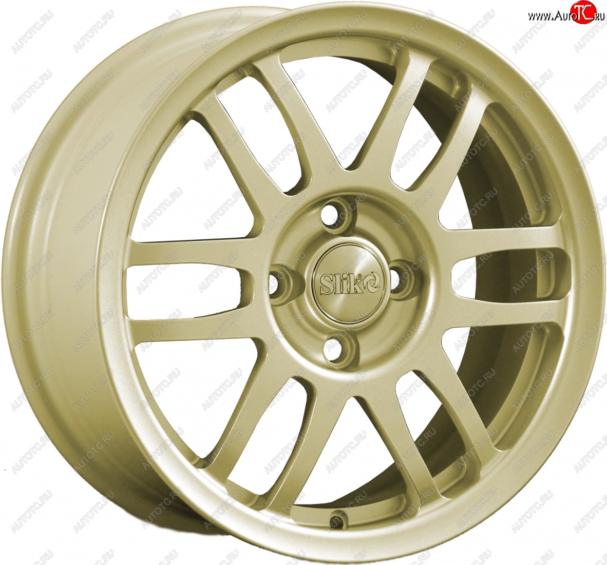 11 899 р. Кованый диск Slik Classik 6.5x15 (Металлик золотой)   (Цвет: Металлик золотой)  с доставкой в г. Керчь