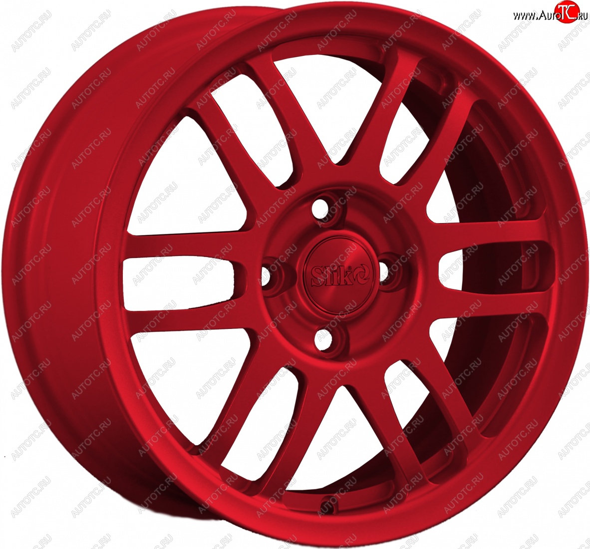 11 899 р. Кованый диск Slik Classik 6.5x15 (Красный)   (Цвет: Красный)  с доставкой в г. Керчь