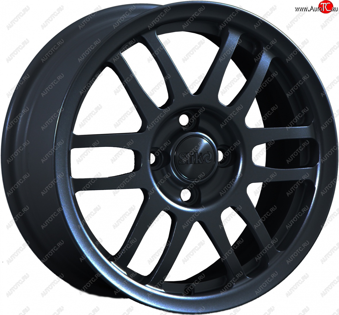11 899 р. Кованый диск Slik Classik 6.5x15 (Черный глянцевый)   (Цвет: Черный глянцевый)  с доставкой в г. Керчь