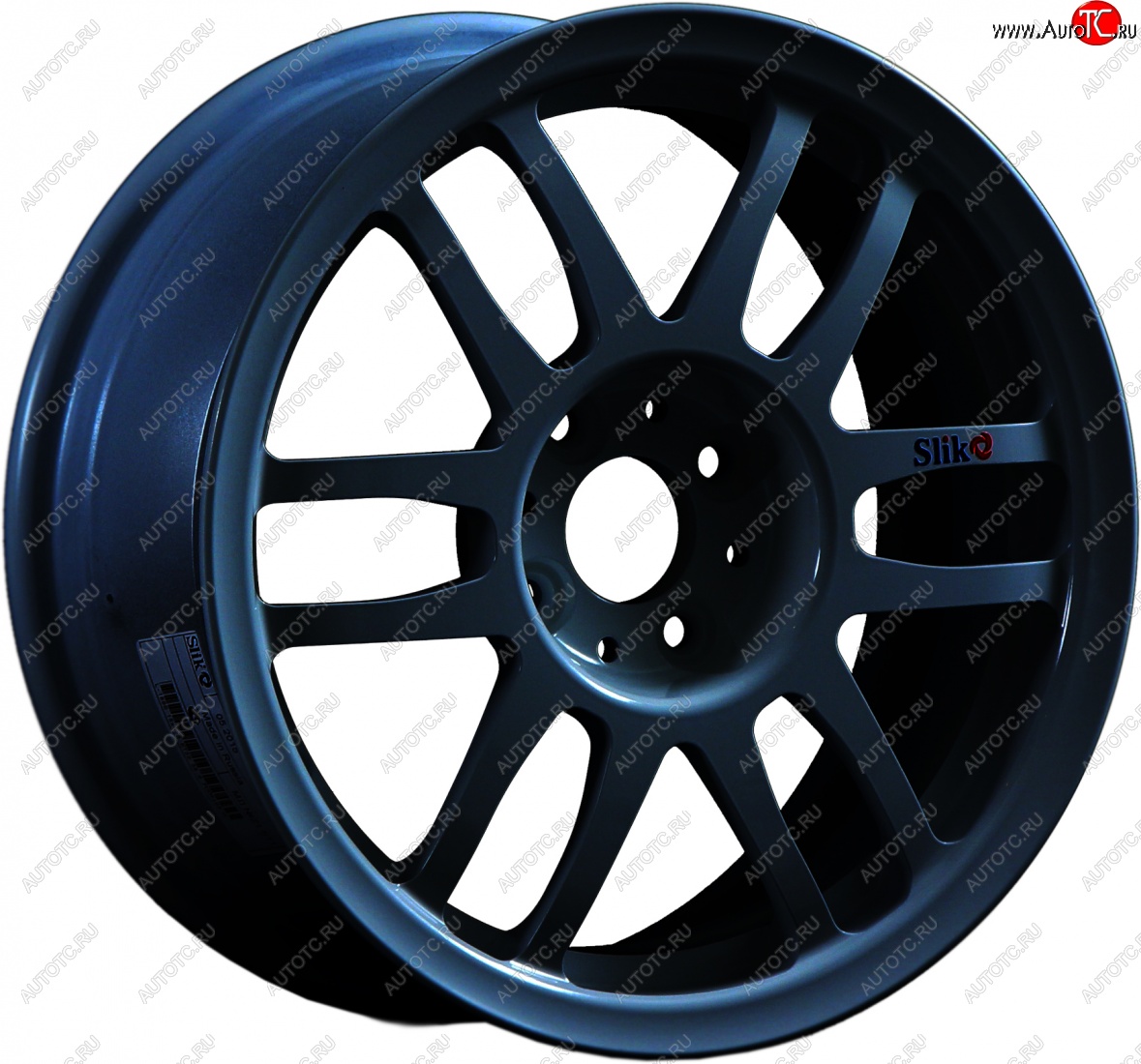 7 899 р. Кованый диск Slik Classik 6.5x15 (Черный глянцевый)   (Цвет: Черный глянцевый)  с доставкой в г. Керчь