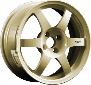 Кованый диск Slik Classik 6.5x16 (Металлик золотой) Audi A6 C6 дорестайлинг, универсал (2004-2008) 5x112.0xDIA57.1xET45.0