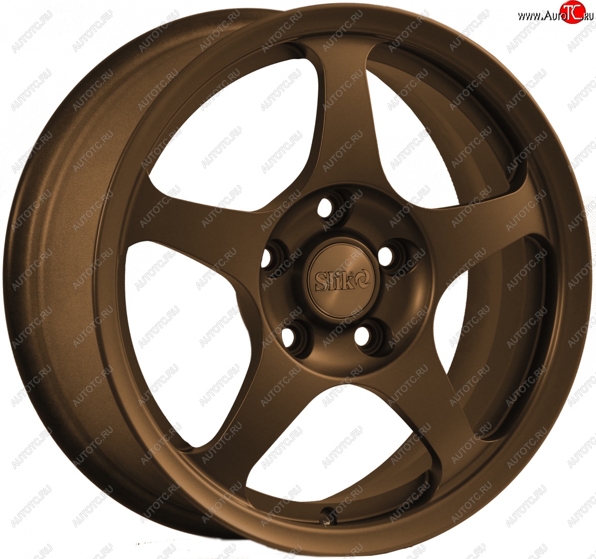 10 999 р. Кованый диск Slik classik R16x6.5 Коньячная бронза. Глянец (BRZCGN) 6.5x16   (Цвет: BRZCGN)  с доставкой в г. Керчь