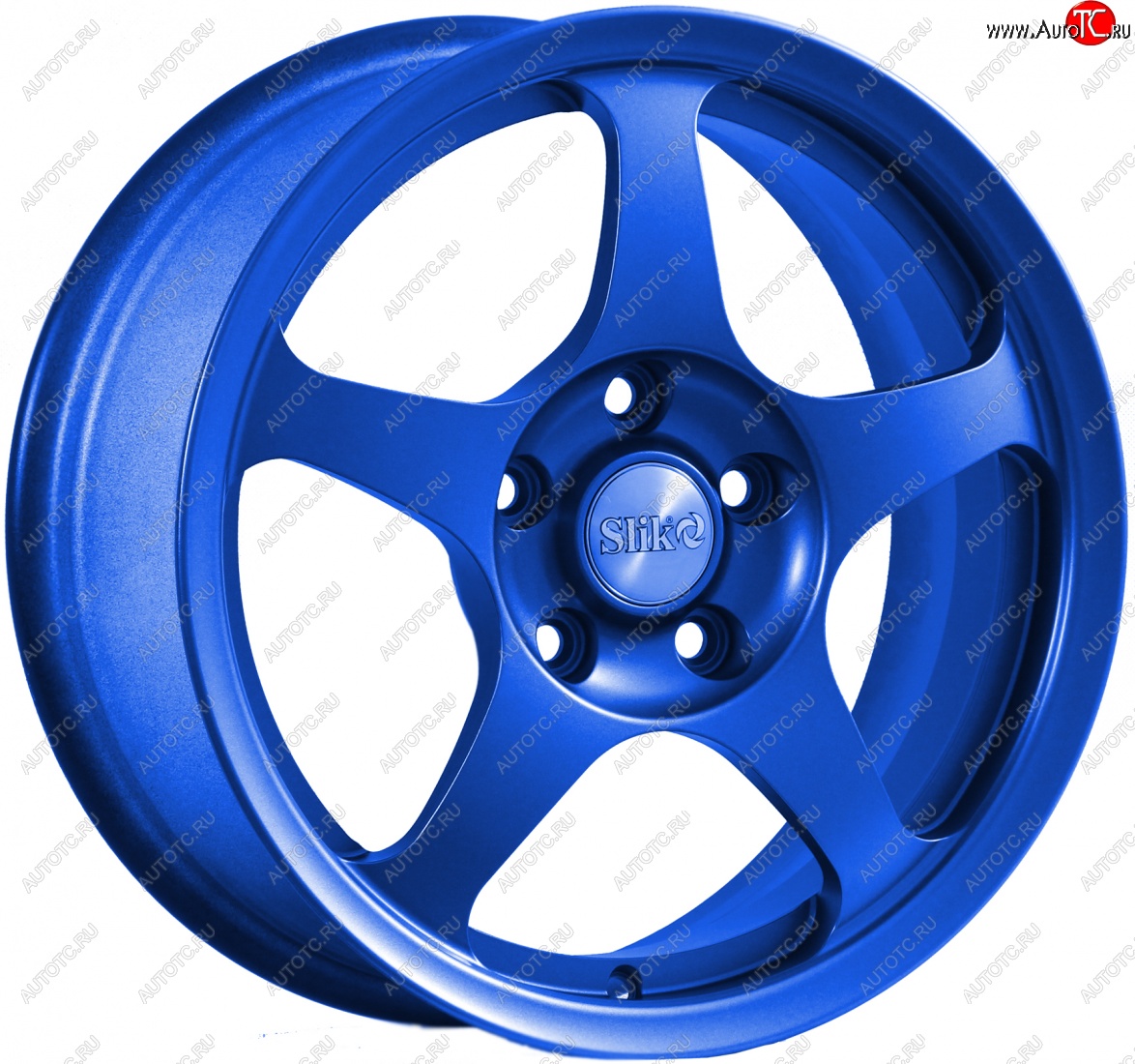 10 999 р. Кованый диск Slik classik R16x6.5 Синий (BLUE) 6.5x16   (Цвет: BLUE)  с доставкой в г. Керчь