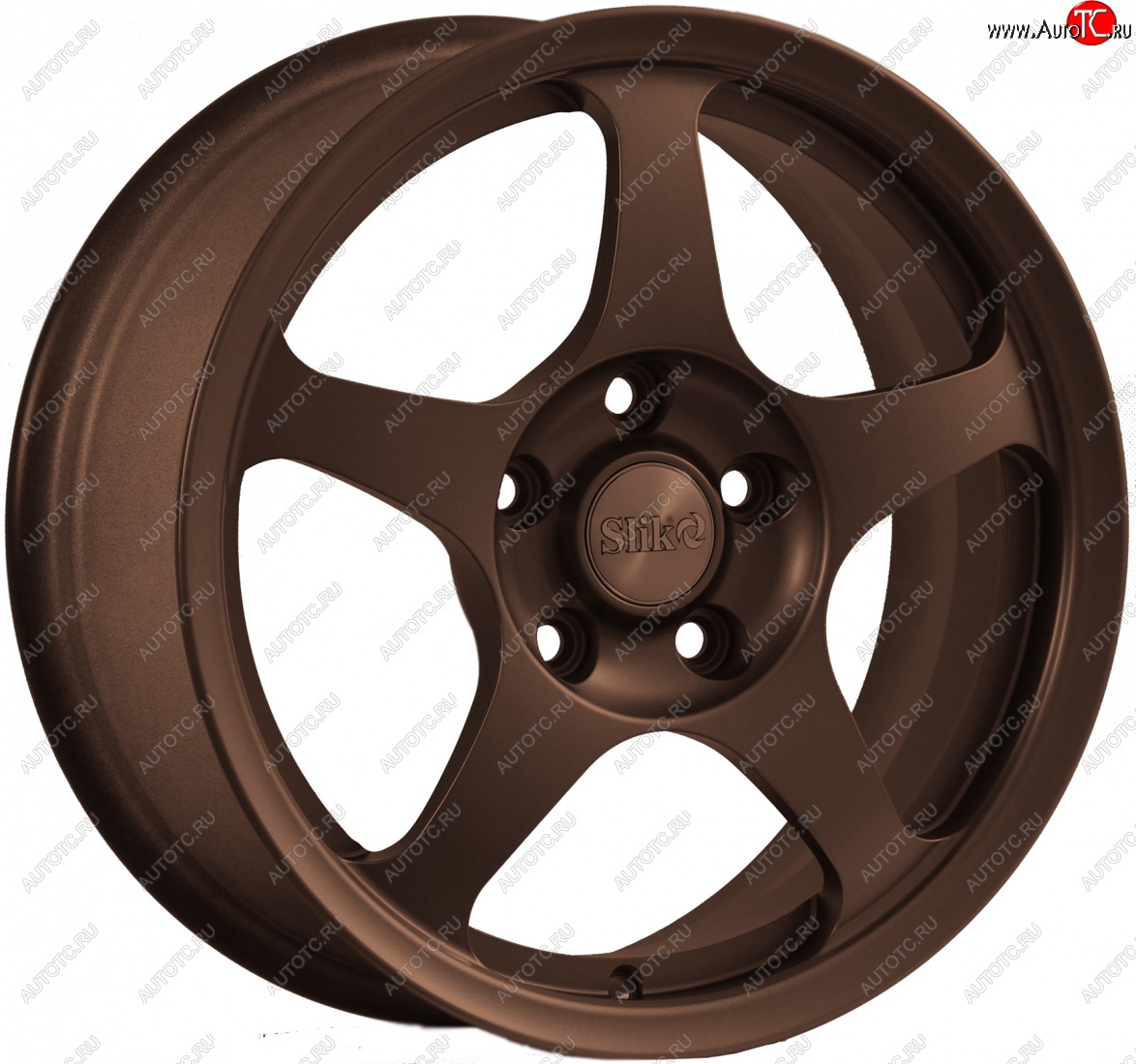 10 999 р. Кованый диск Slik classik R16x6.5 Бронза (BRZ) 6.5x16   (Цвет: BRZ)  с доставкой в г. Керчь