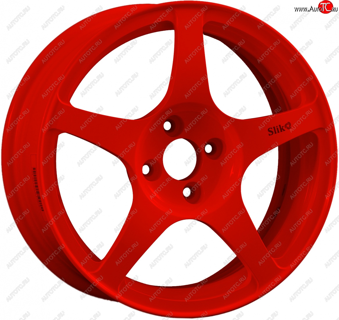 10 349 р. Кованый диск Slik classik R16x6.5 Красный (RED) 6.5x16 Brilliance H230 седан (2015-2017) 5x100.0xDIA57.1xET35.0 (Цвет: RED)