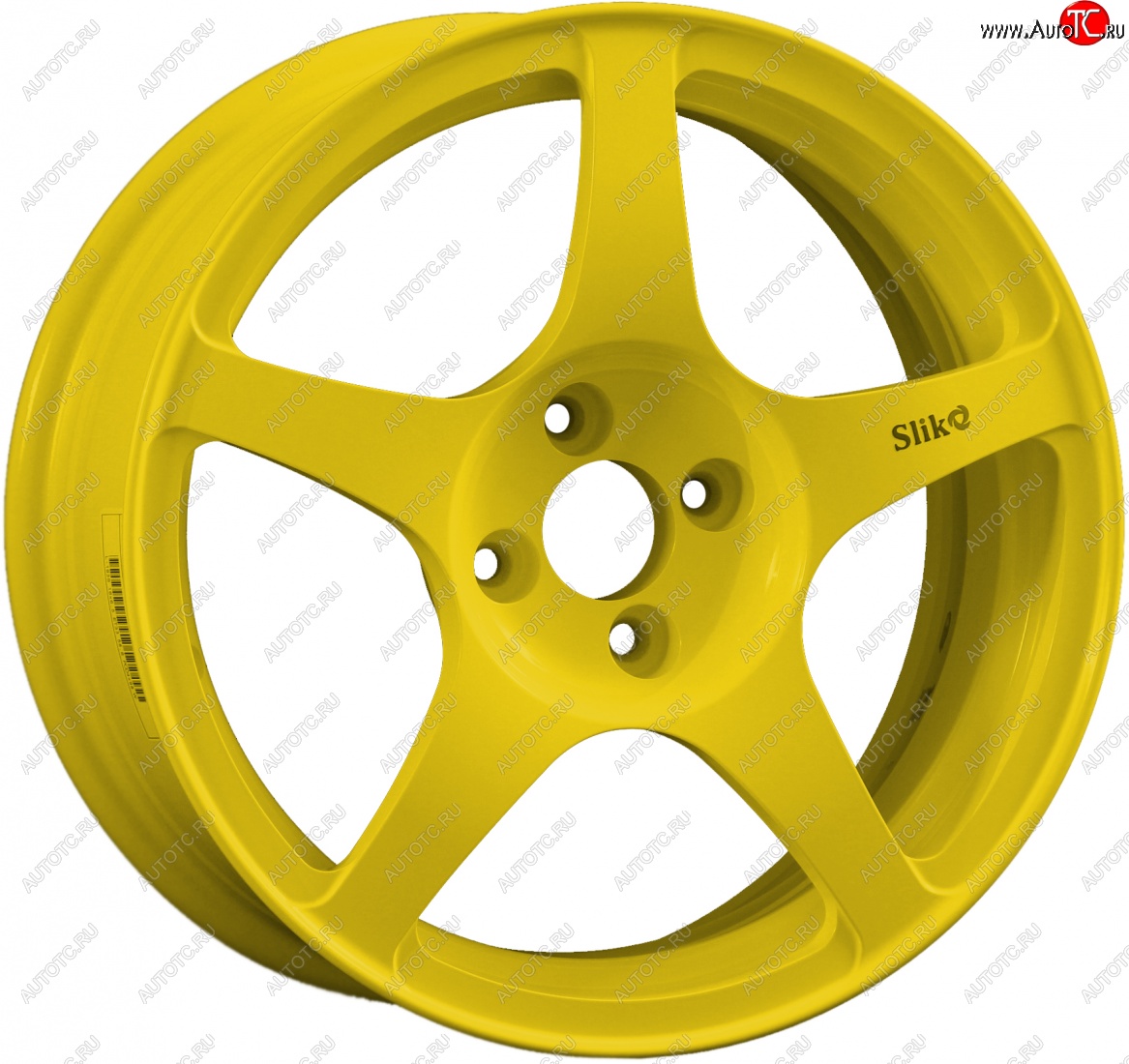 11 049 р. Кованый диск Slik classik R16x6.5 Candy YELLOW ярко-желтый 6.5x16   (Цвет: Candy YELLOW ярко-желтый 6.5x16)  с доставкой в г. Керчь