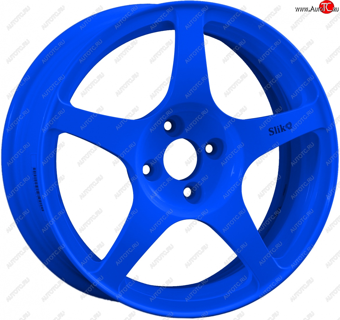11 049 р. Кованый диск Slik classik R16x6.5 Candy BLUE синий 6.5x16   (Цвет: Candy BLUE синий 6.5x16)  с доставкой в г. Керчь