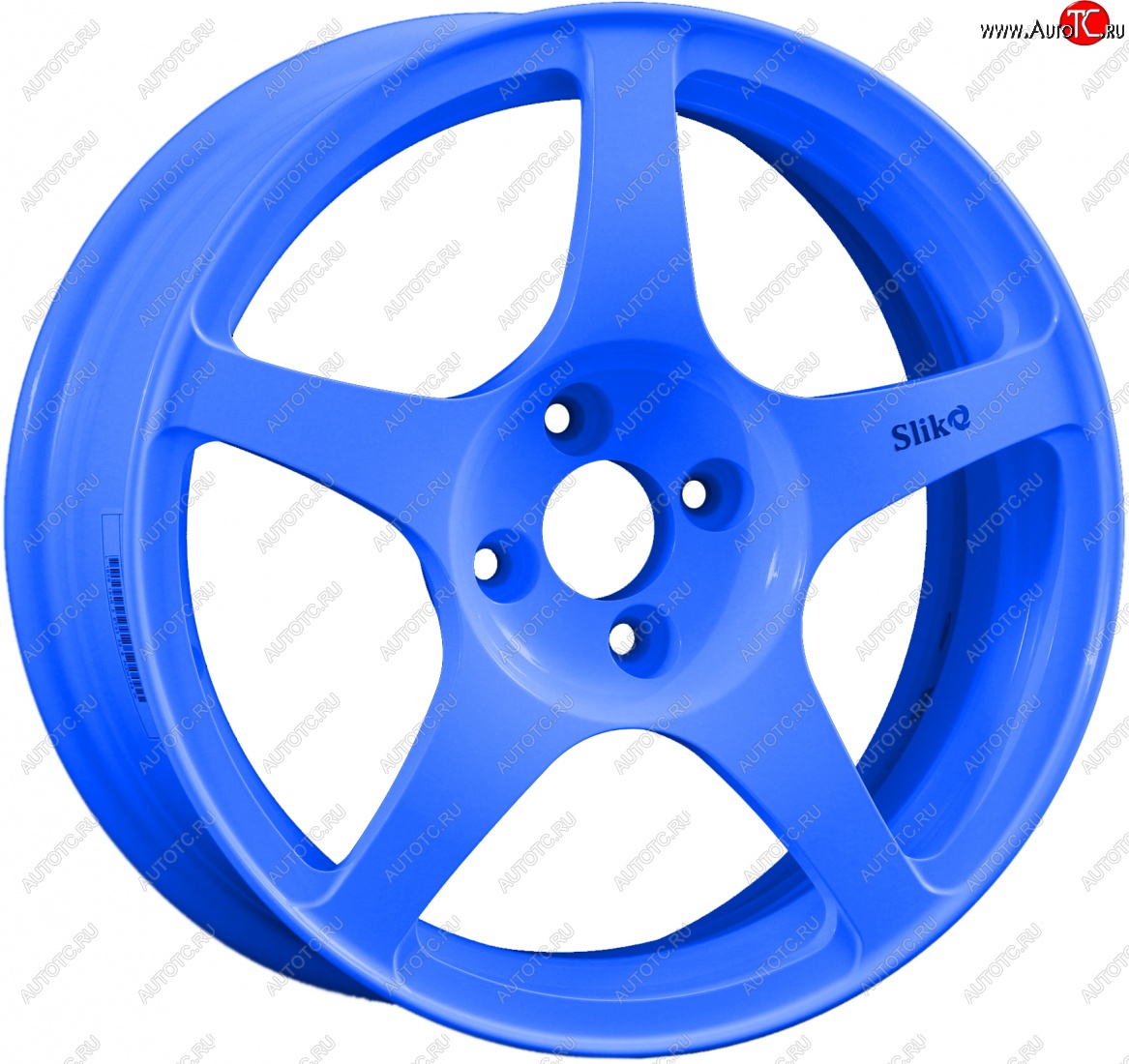 10 349 р. Кованый диск Slik classik R16x6.5 Синий (BLUE) 6.5x16   (Цвет: BLUE)  с доставкой в г. Керчь