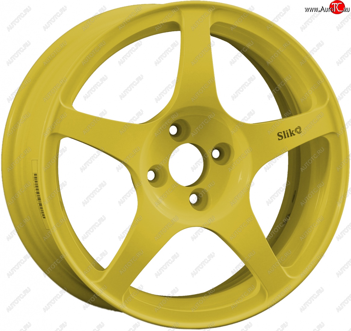 10 349 р. Кованый диск Slik classik R16x6.5 Ярко желтый RAL 1021 (YELLOW) 6.5x16   (Цвет: YELLOW)  с доставкой в г. Керчь