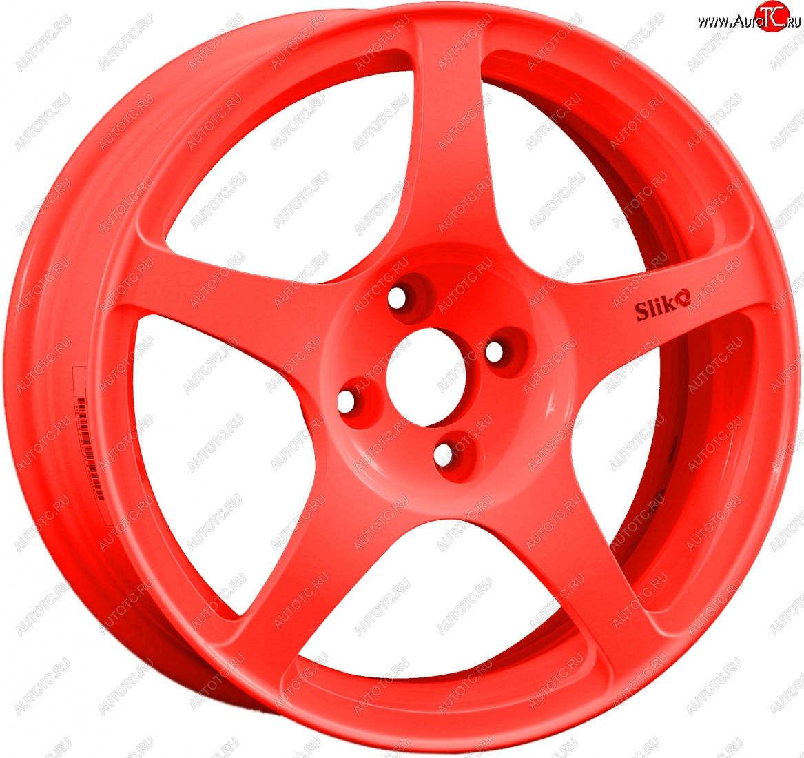 10 599 р. Кованый диск Slik classik R16x6.5 RAL 3026 ярко алый 6.5x16   (Цвет: RAL 3026 ярко алый 6.5x16)  с доставкой в г. Керчь