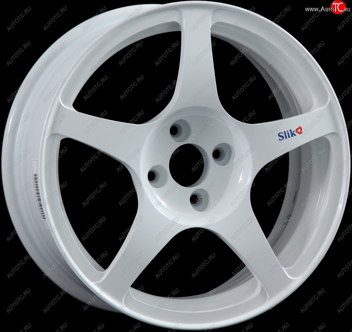 10 349 р. Кованый диск Slik classik R16x6.5 Белый (W) 6.5x16   (Цвет: W)  с доставкой в г. Керчь