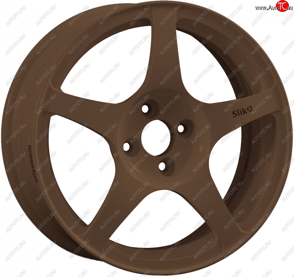 10 599 р. Кованый диск Slik classik R16x6.5 Бронза (BRZ) 6.5x16   (Цвет: BRZ)  с доставкой в г. Керчь