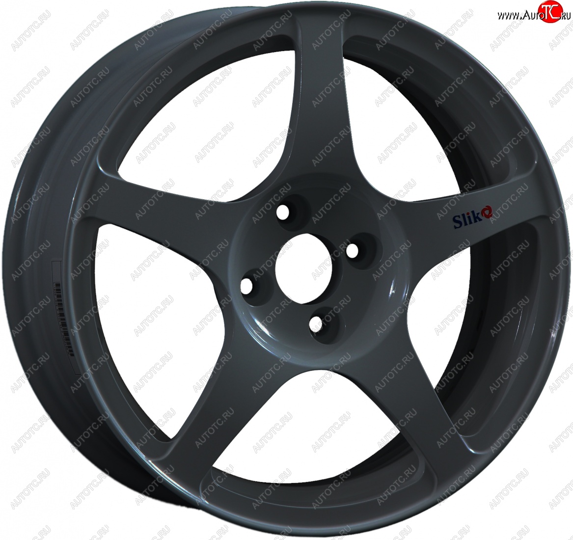 10 599 р. Кованый диск Slik classik R16x6.5 Графит матовый (GRF2) 6.5x16   (Цвет: GRF2)  с доставкой в г. Керчь