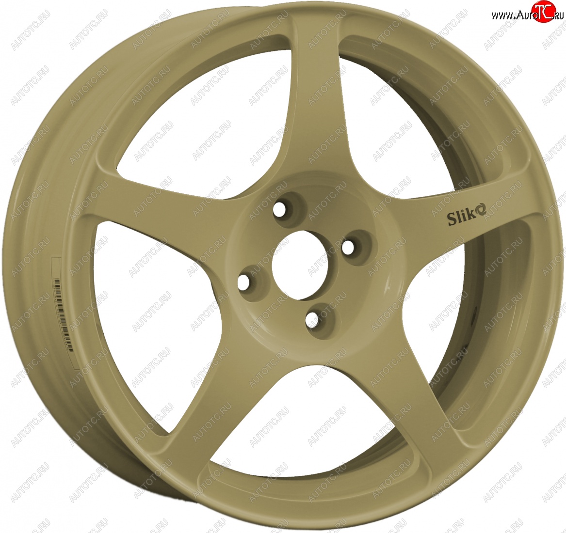 10 349 р. Кованый диск Slik classik R16x6.5 Золотой (G) 6.5x16   (Цвет: G)  с доставкой в г. Керчь