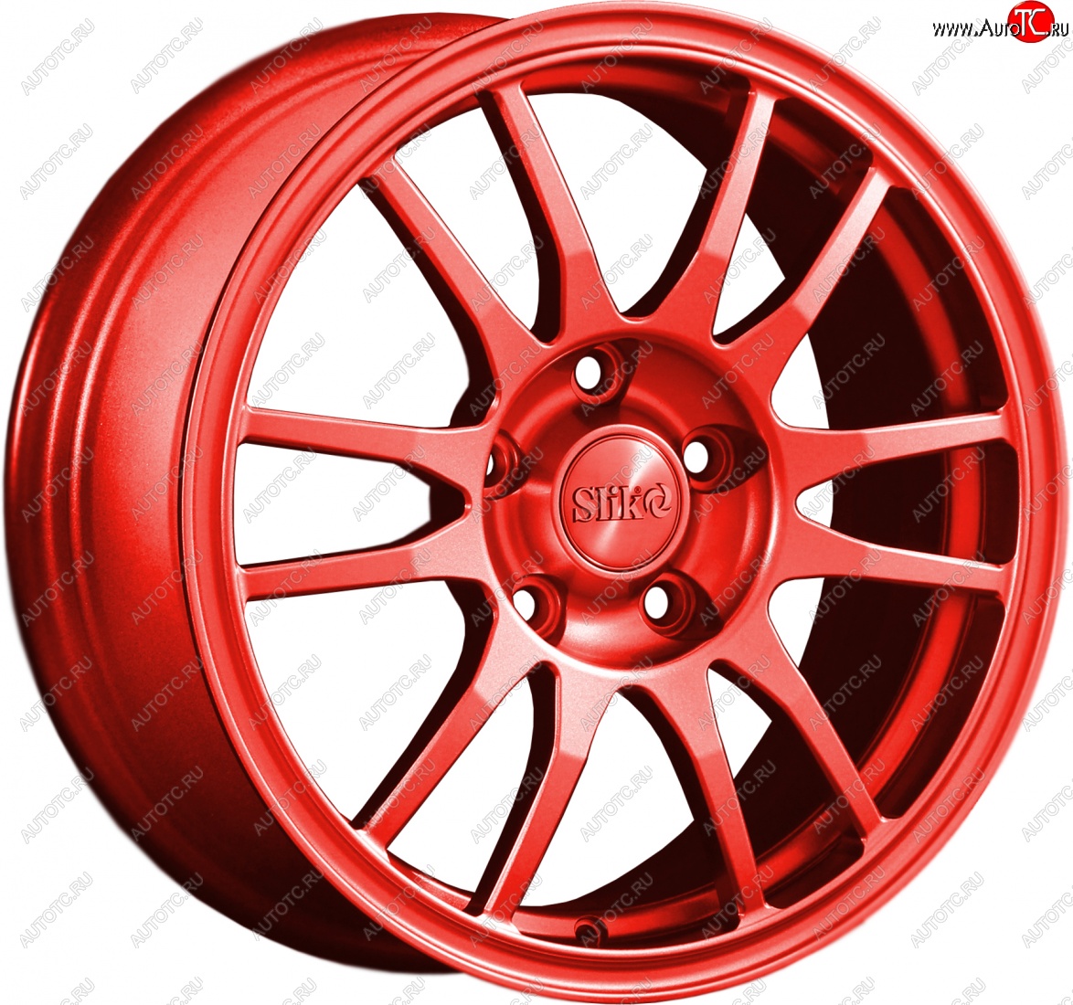 12 949 р. Кованый диск Slik classik R16x6.5 Candy алый 6.5x16   (Цвет: Candy алый 6.5x16)  с доставкой в г. Керчь