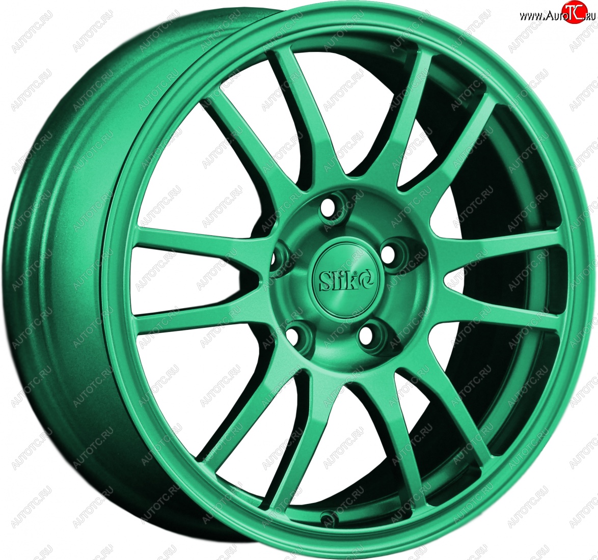 12 949 р. Кованый диск Slik classik R16x6.5 Candy Green изумрудно-зеленый 6.5x16   (Цвет: Candy Green изумрудно-зеленый 6.5x16)  с доставкой в г. Керчь