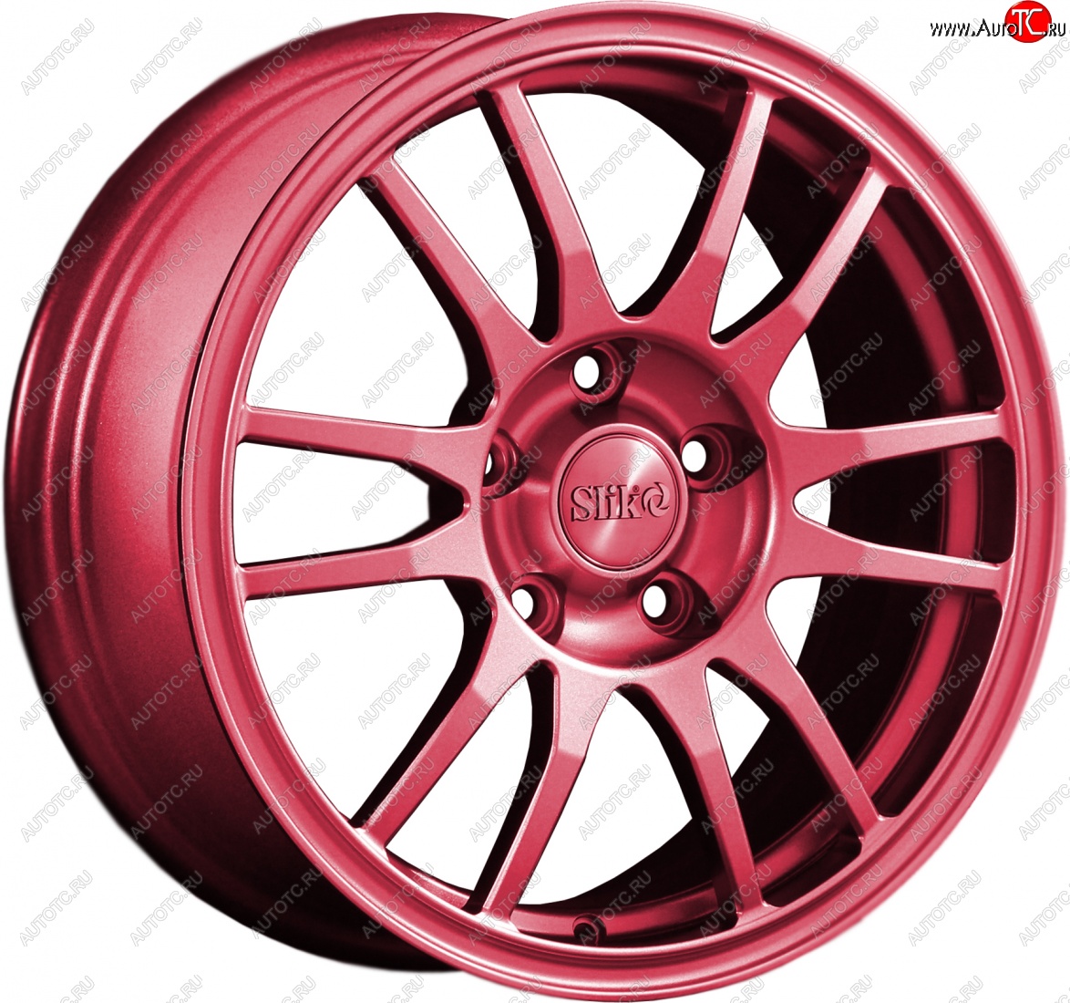 12 949 р. Кованый диск Slik classik R16x6.5 Candy RUBIN рубиновый 6.5x16   (Цвет: Candy RUBIN рубиновый 6.5x16)  с доставкой в г. Керчь