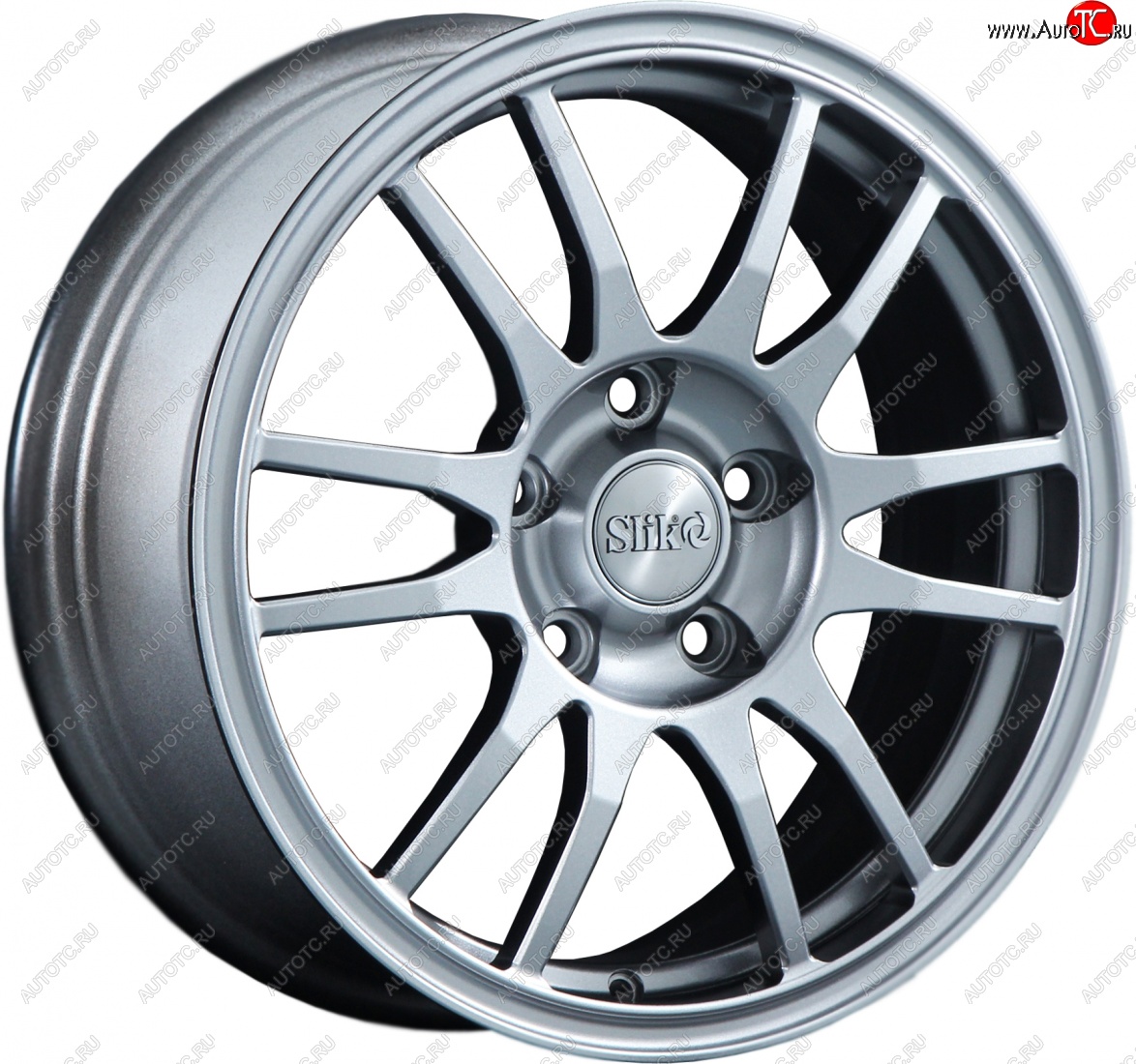12 949 р. Кованый диск Slik classik R16x6.5 Серебристый светлый (S16) 6.5x16   (Цвет: S16)  с доставкой в г. Керчь