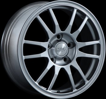 Кованый диск Slik classik R16x6.5 Серебристый тёмный (S25) 6.5x16  (Цвет: S25)