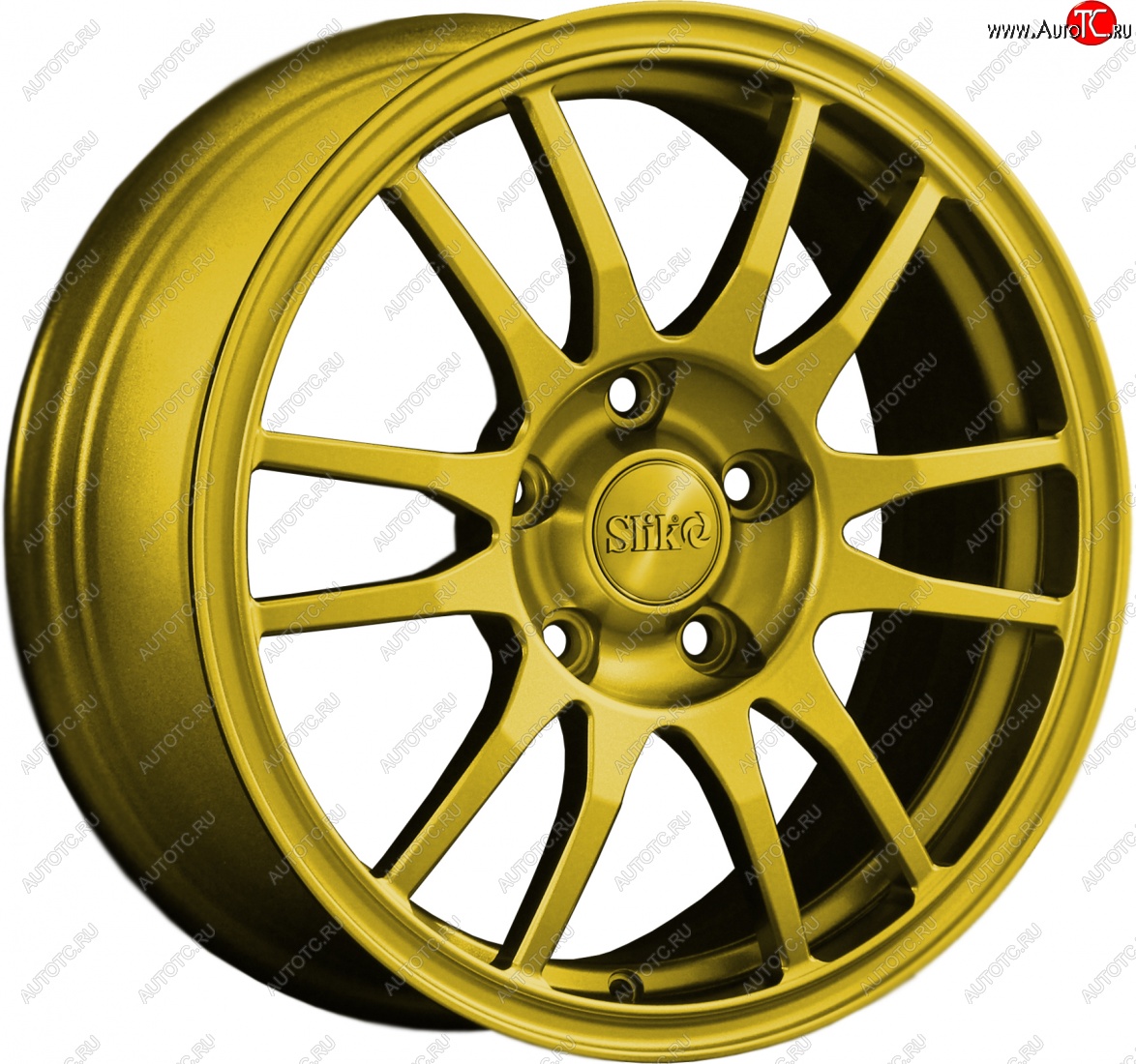 12 949 р. Кованый диск Slik classik R16x6.5 Ярко желтый RAL 1021 (YELLOW) 6.5x16   (Цвет: YELLOW)  с доставкой в г. Керчь