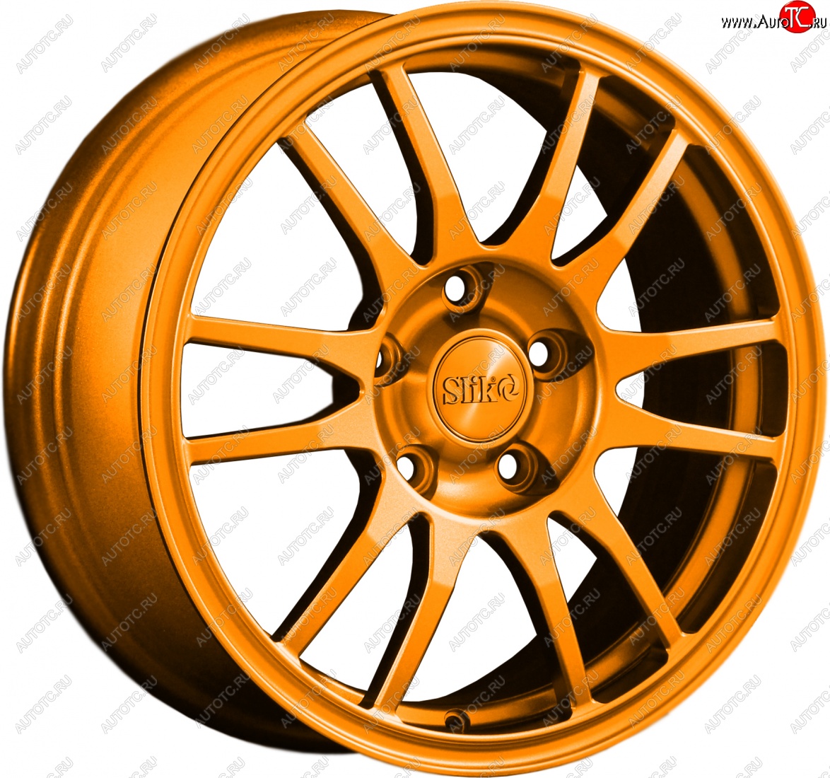 12 949 р. Кованый диск Slik classik R16x6.5 Ярко-оранжевый (ORANGE) 6.5x16   (Цвет: ORANGE)  с доставкой в г. Керчь