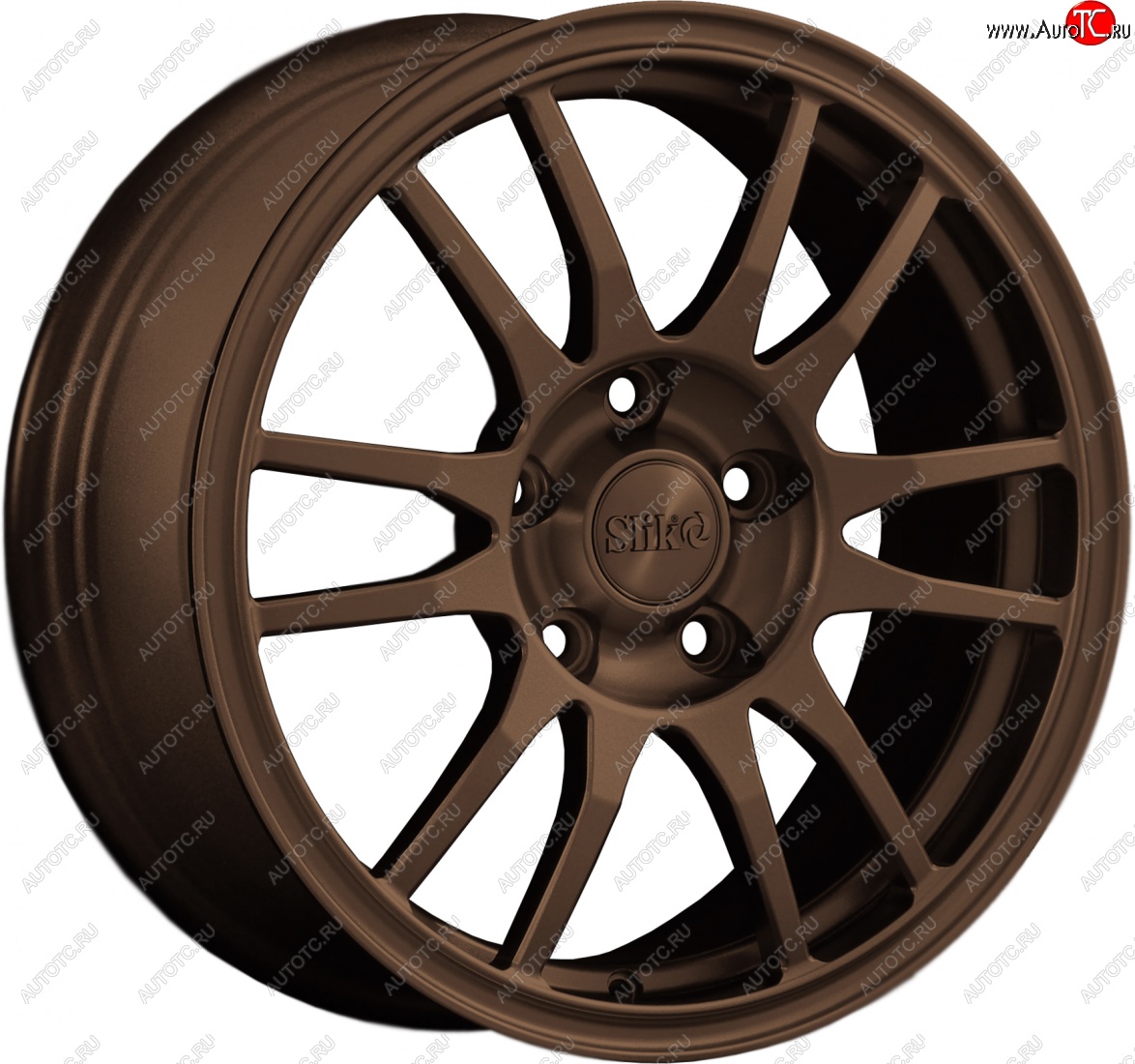 12 949 р. Кованый диск Slik classik R16x6.5 Бронза (BRZ) 6.5x16   (Цвет: BRZ)  с доставкой в г. Керчь