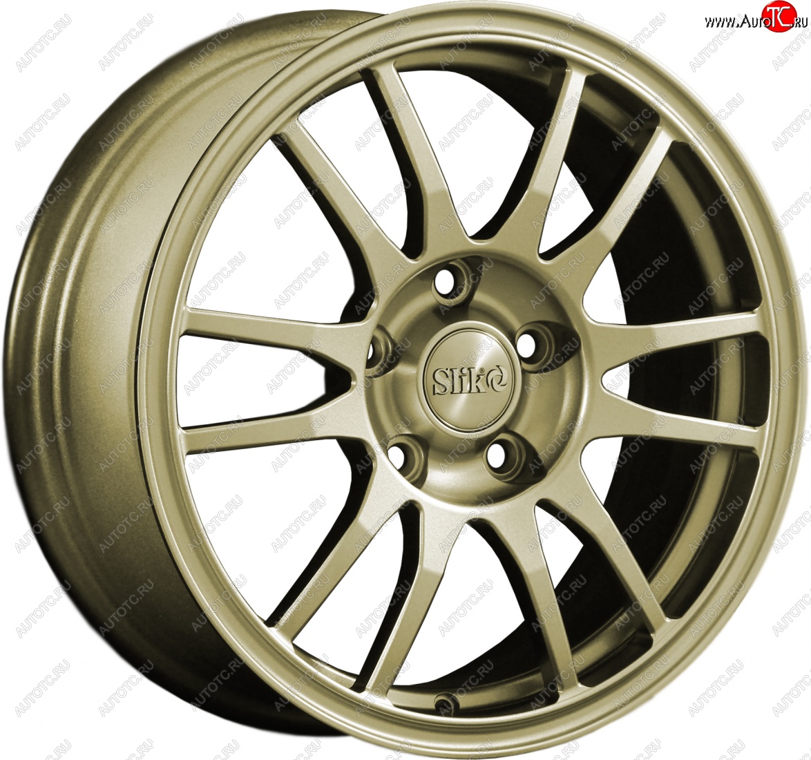 12 949 р. Кованый диск Slik classik R16x6.5 Золотой (G) 6.5x16   (Цвет: G)  с доставкой в г. Керчь