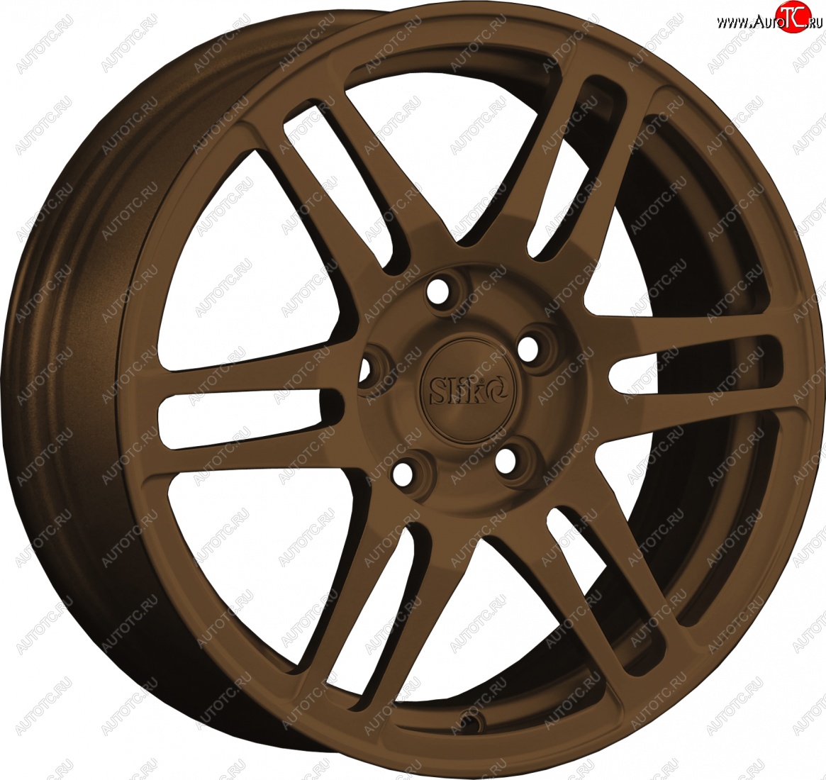 12 949 р. Кованый диск Slik classik R16x6.5 Коньячная бронза. Глянец (BRZCGN) 6.5x16   (Цвет: BRZCGN)  с доставкой в г. Керчь