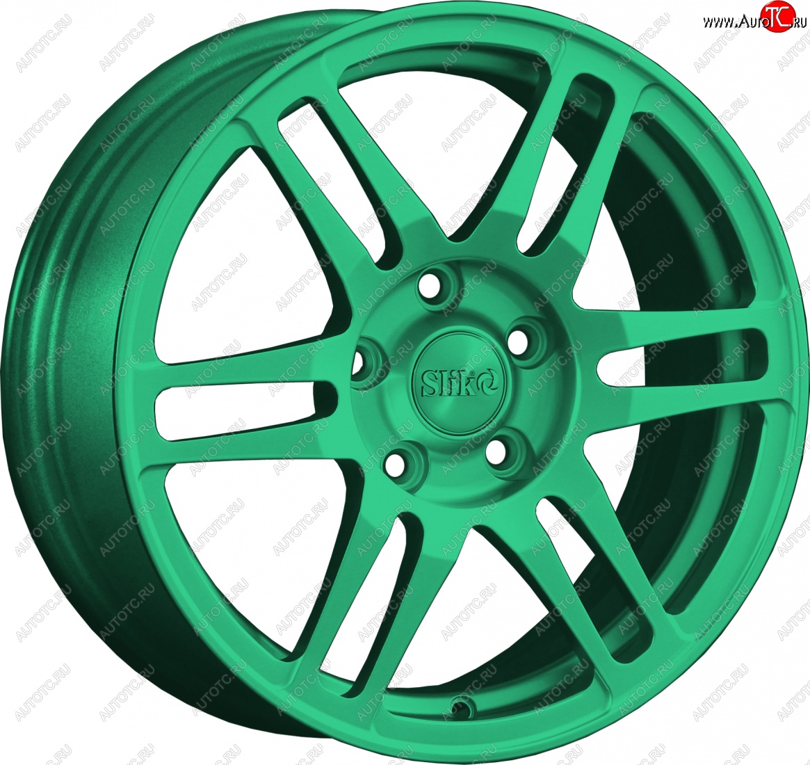 12 949 р. Кованый диск Slik classik R16x6.5 Candy Green изумрудно-зеленый 6.5x16   (Цвет: Candy Green изумрудно-зеленый 6.5x16)  с доставкой в г. Керчь