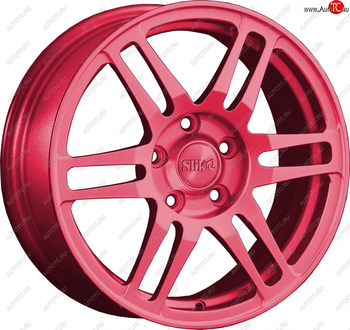 12 949 р. Кованый диск Slik classik R16x6.5 Candy RUBIN рубиновый 6.5x16   (Цвет: Candy RUBIN рубиновый 6.5x16)  с доставкой в г. Керчь