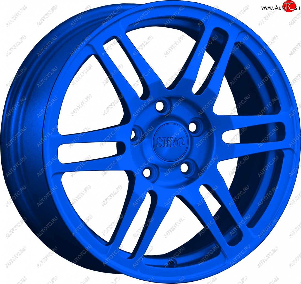 12 949 р. Кованый диск Slik classik R16x6.5 Candy BLUE синий 6.5x16   (Цвет: Candy BLUE синий 6.5x16)  с доставкой в г. Керчь