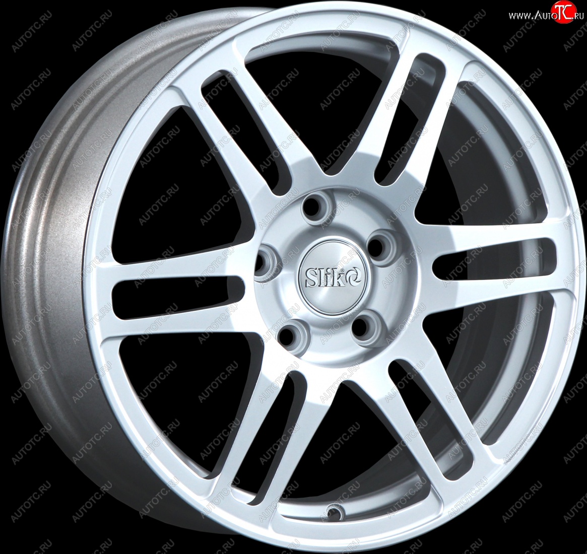 12 949 р. Кованый диск Slik classik R16x6.5 Серебристый светлый (S16) 6.5x16   (Цвет: S16)  с доставкой в г. Керчь