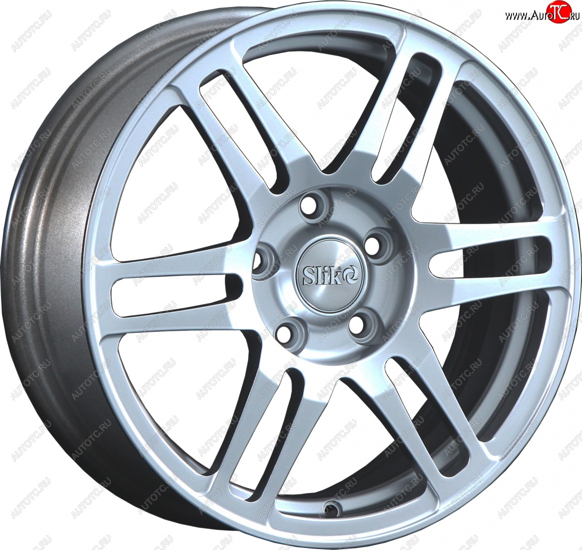 12 949 р. Кованый диск Slik classik R16x6.5 Серебристый тёмный (S25) 6.5x16   (Цвет: S25)  с доставкой в г. Керчь
